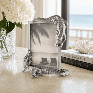 Arthur Court Alligator Alligator Photo Frame