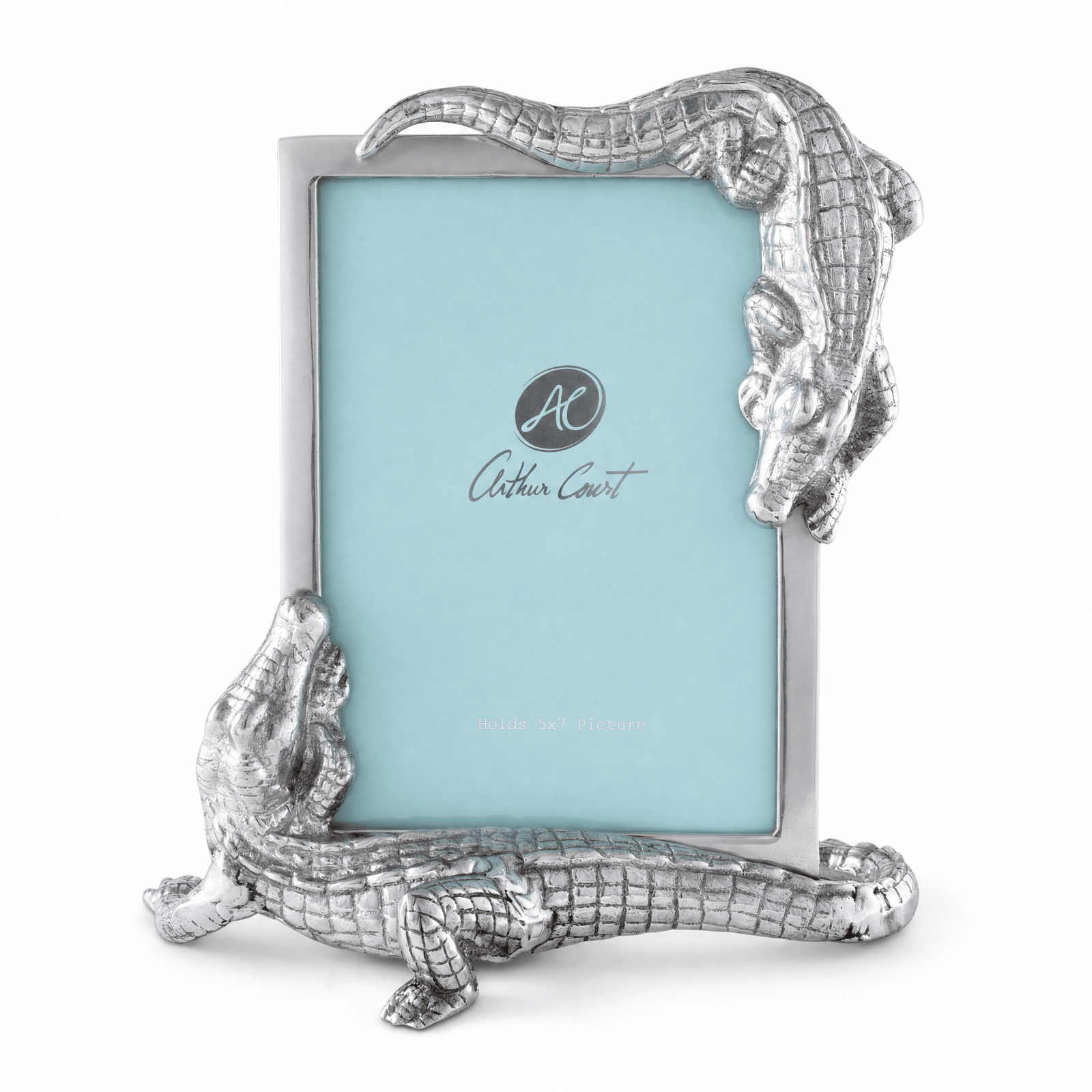 Arthur Court Alligator Alligator Photo Frame