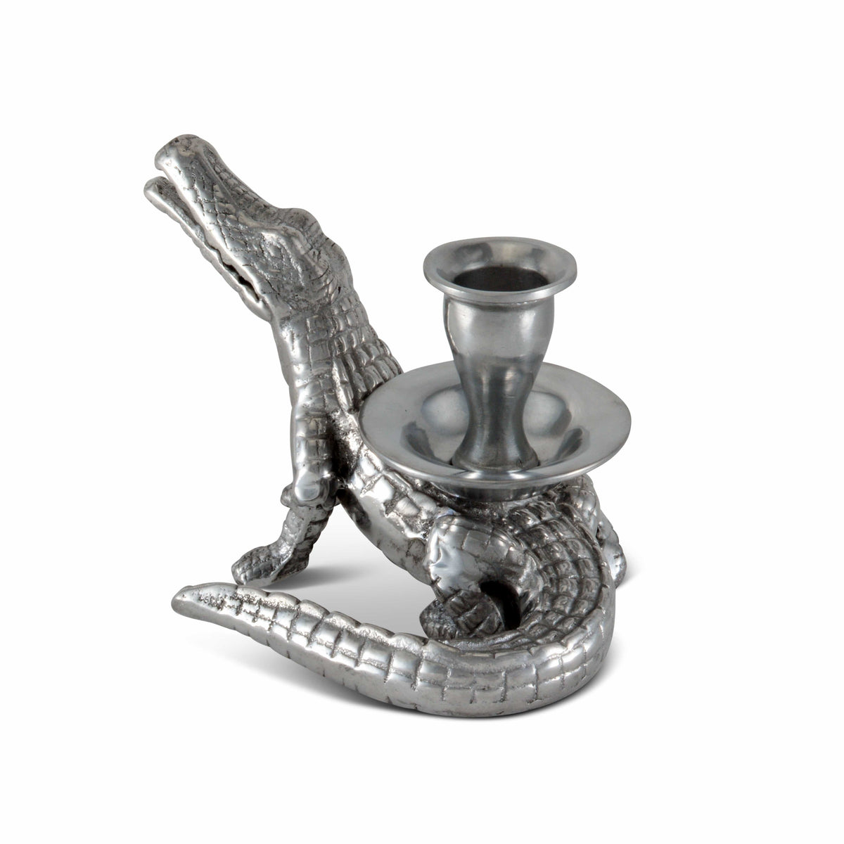 Arthur Court Alligator Alligator Taper Candle Holders