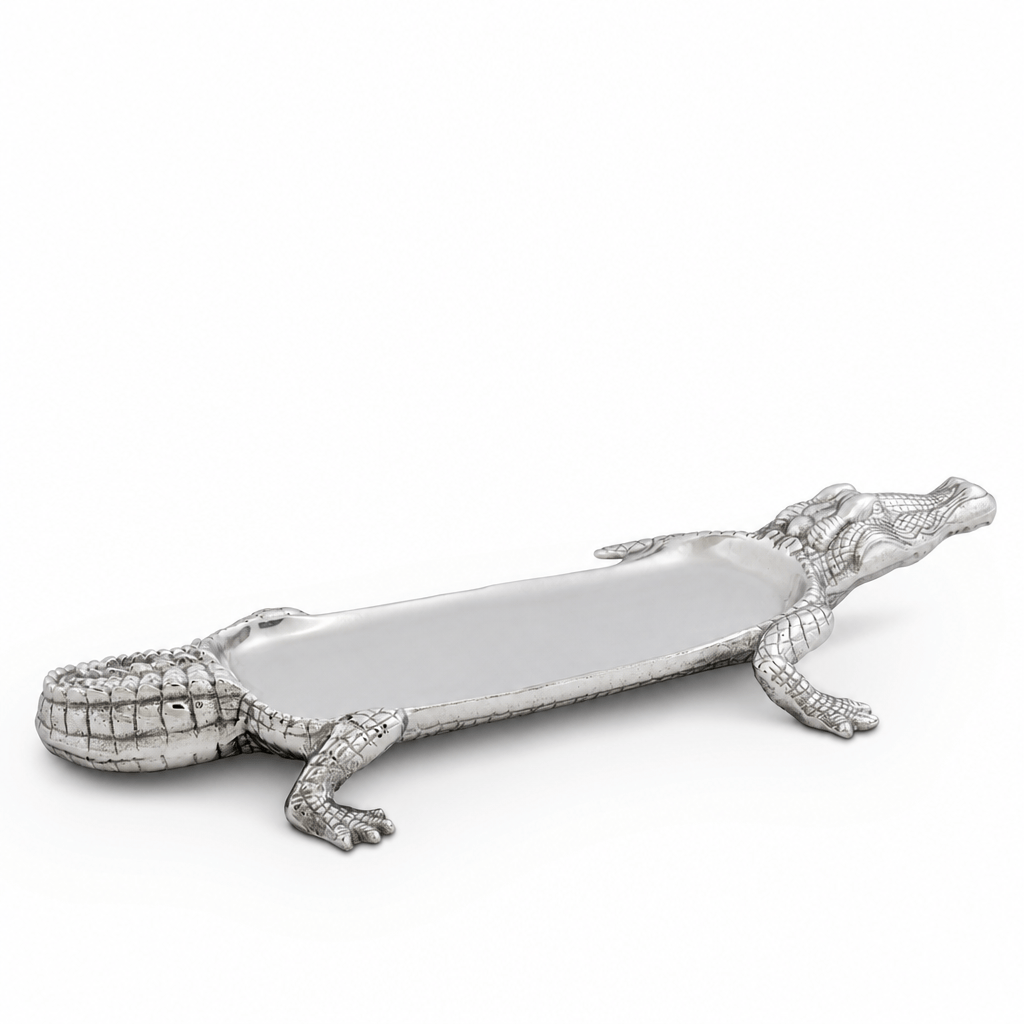 Arthur Court Alligator Alligator Tray Figural