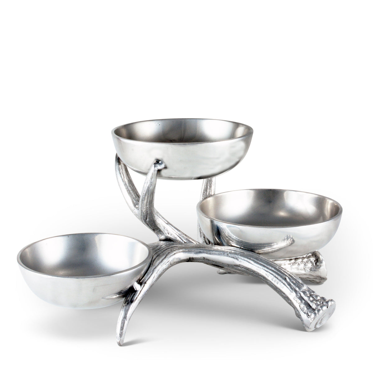 Arthur Court Antler Antler 3-Tiered Bowl