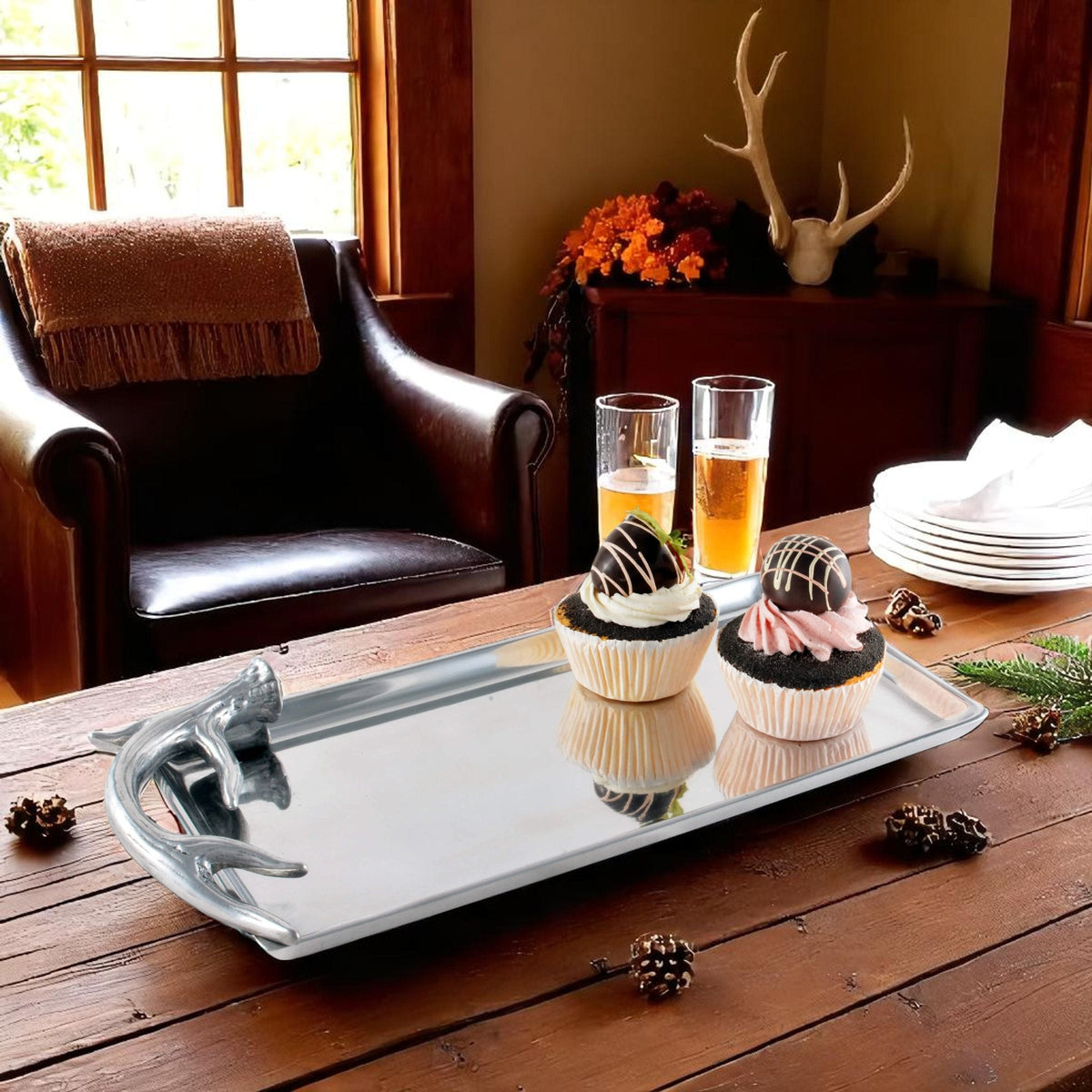 Arthur Court Antler Antler 6X12 Tray