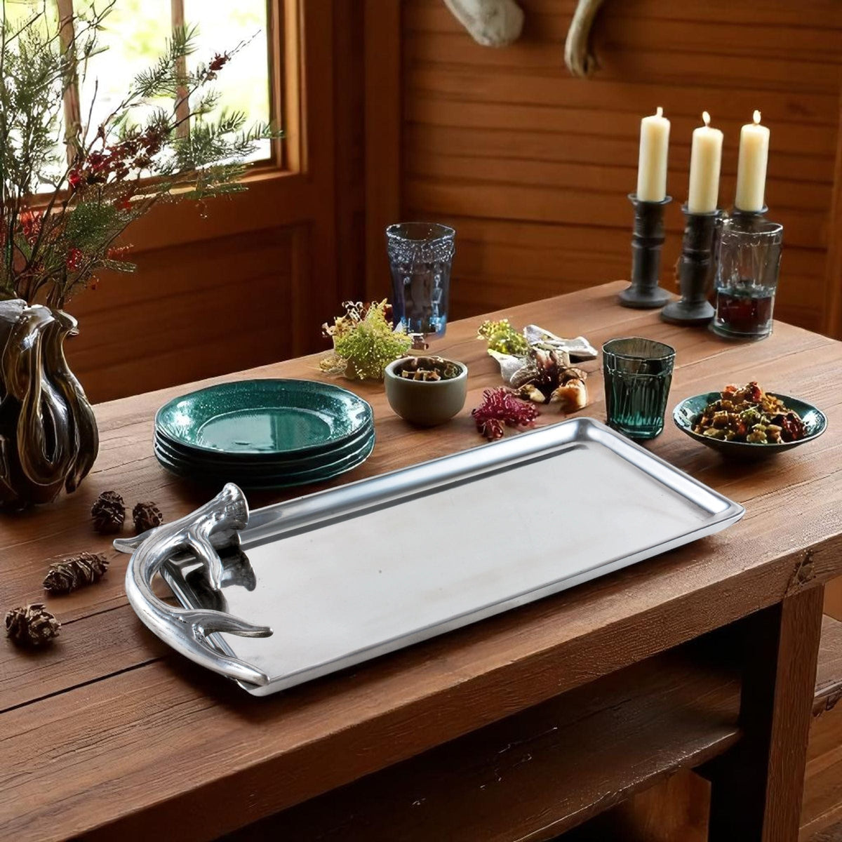 Arthur Court Antler Antler 6X12 Tray