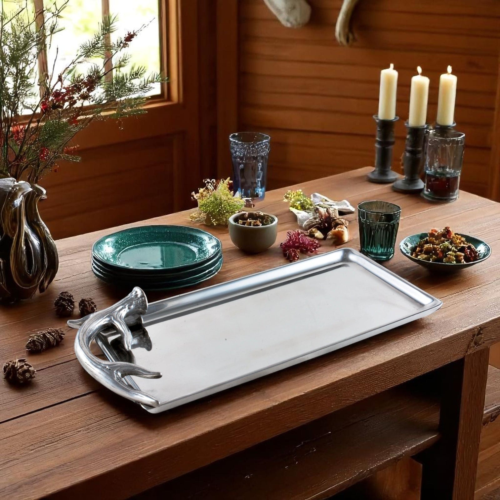 Arthur Court Antler Antler 6X12 Tray