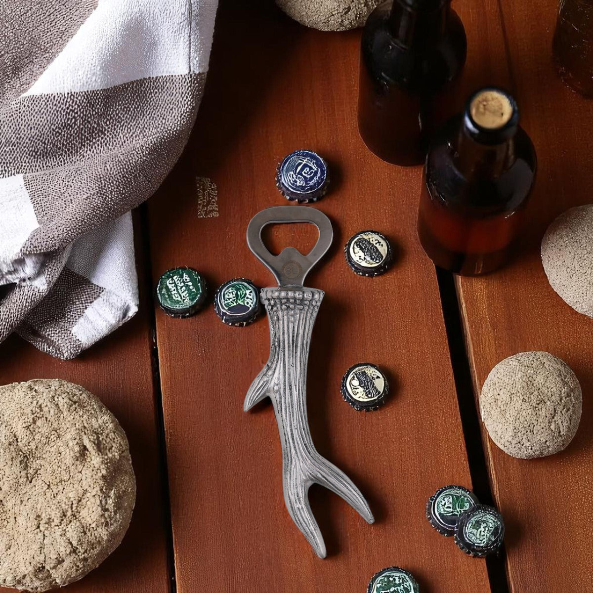 Arthur Court Antler Antler Bottle Opener