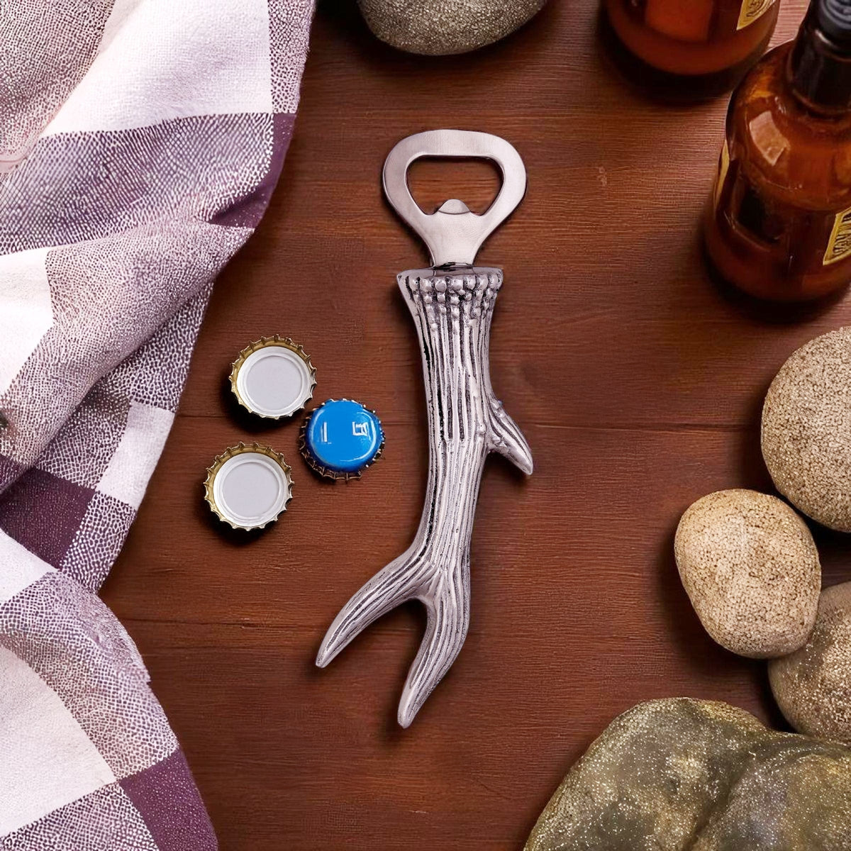 Arthur Court Antler Antler Bottle Opener