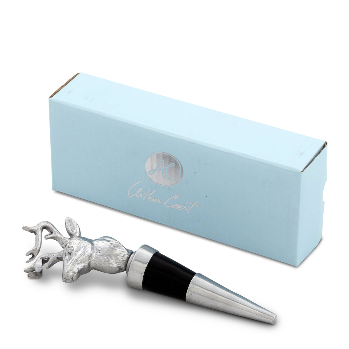 Arthur Court Antler Antler Bottle Stopper