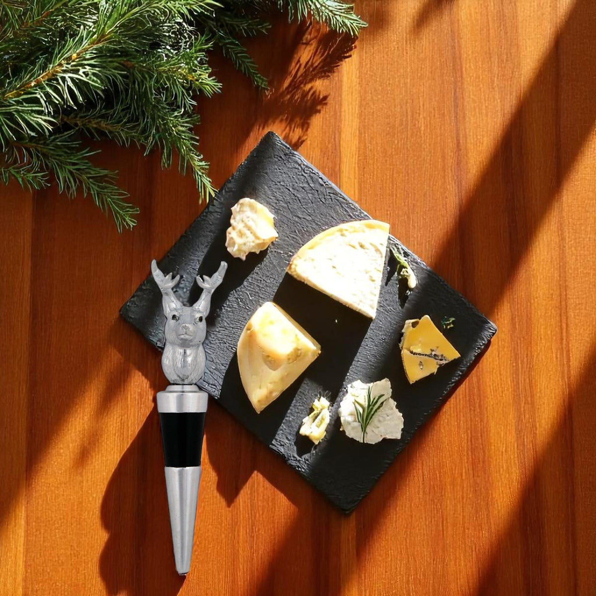 Arthur Court Antler Antler Bottle Stopper