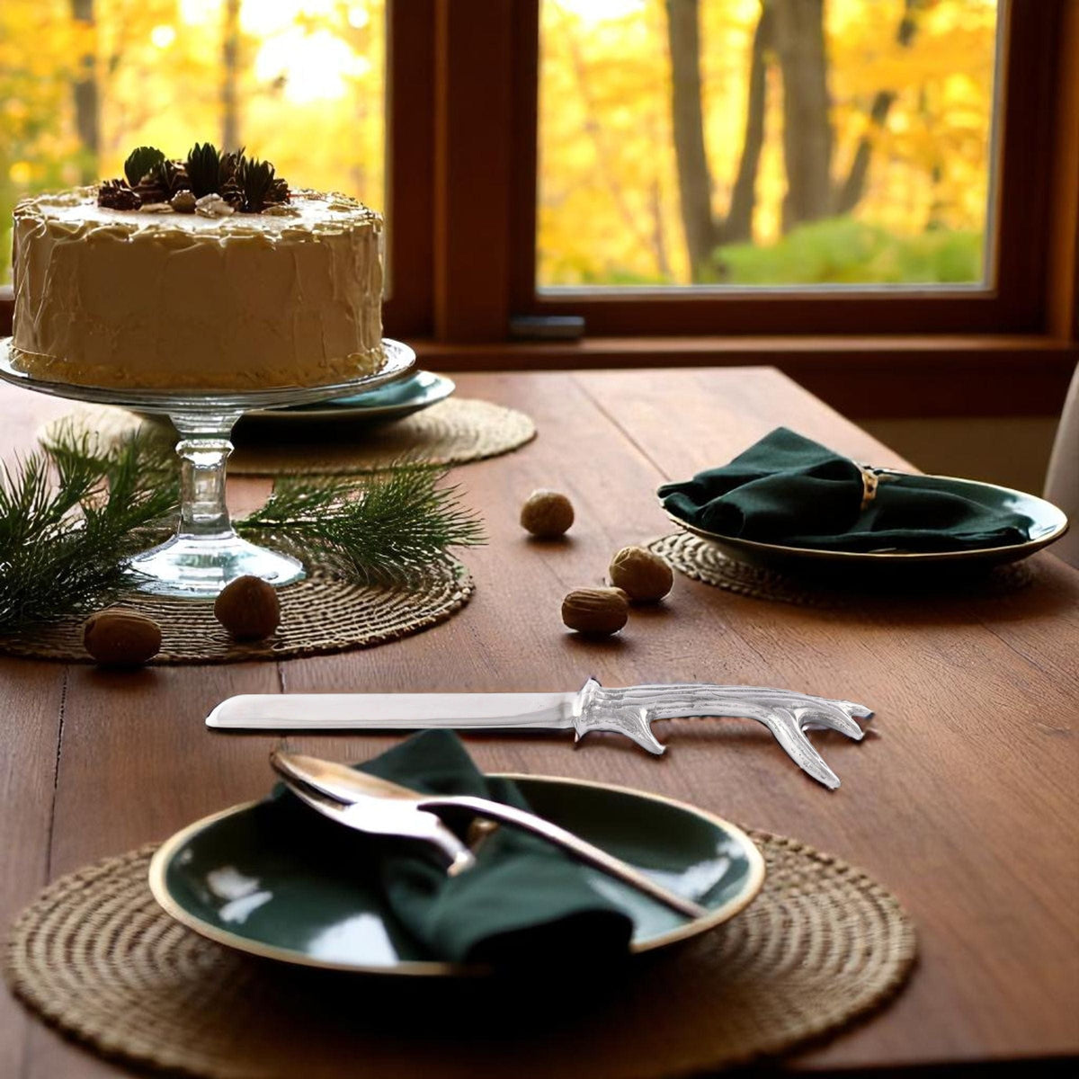 Arthur Court Antler Antler Cake Knife