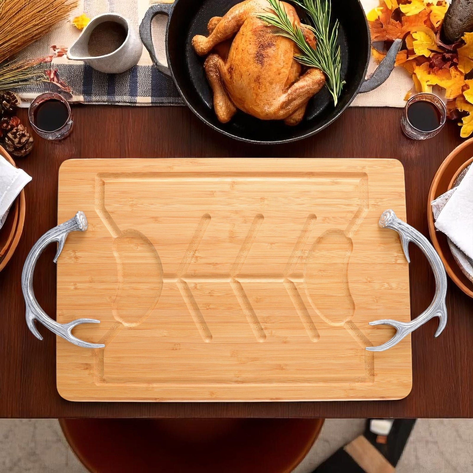 Arthur Court Antler Antler Carving Board