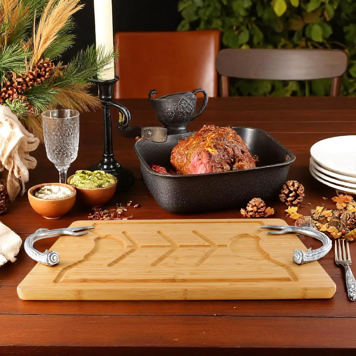 Arthur Court Antler Antler Carving Board