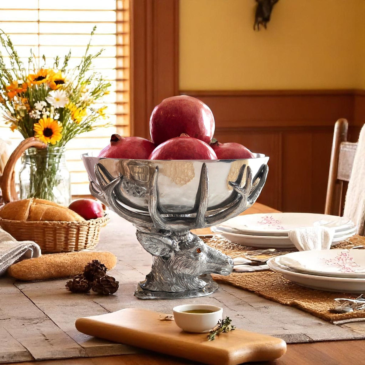 Arthur Court Antler Antler Centerpiece Bowl