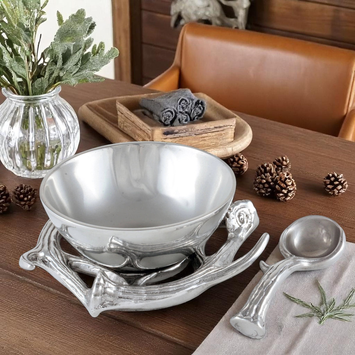 Arthur Court Antler Antler Condiment Server