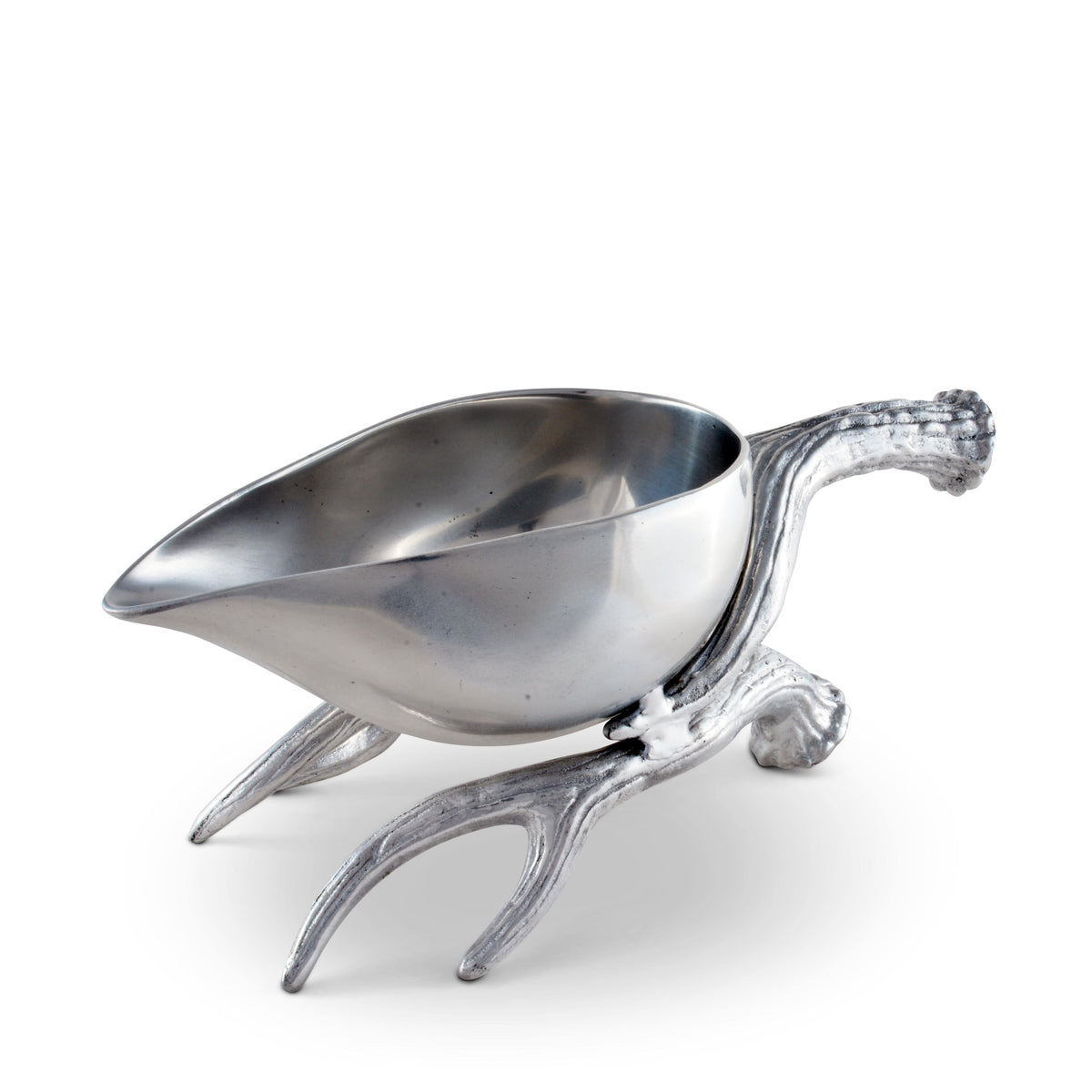 Arthur Court Antler Antler Gravy Boat