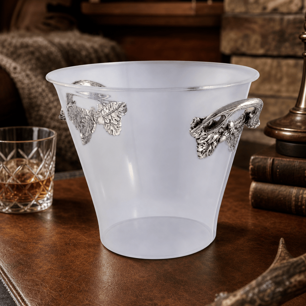 Arthur Court Antler Antler Handle Acrylic Ice Bucket