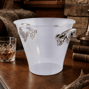 Arthur Court Antler Antler Handle Acrylic Ice Bucket