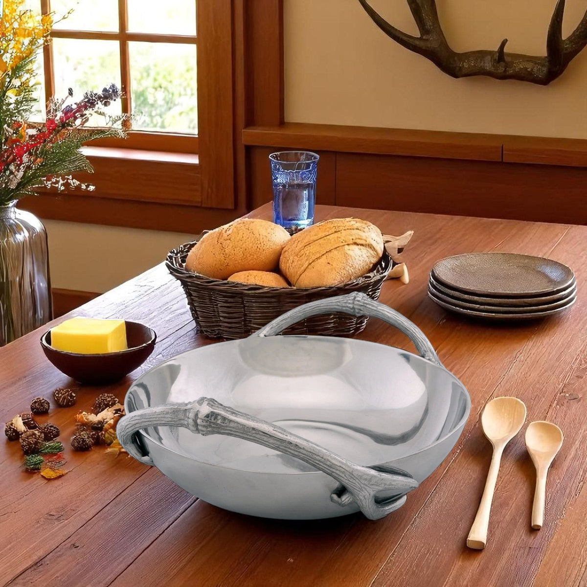 Arthur Court Antler Antler Large Bowl