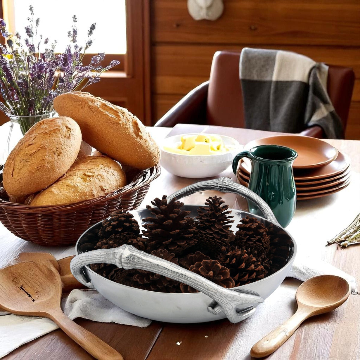 Arthur Court Antler Antler Large Bowl