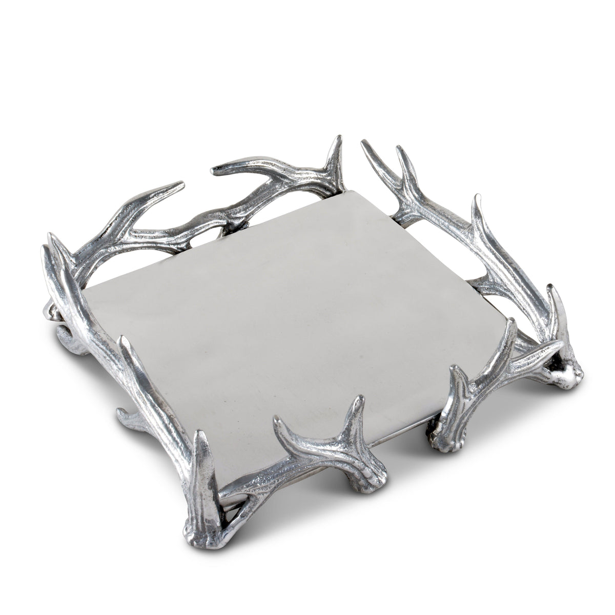 Arthur Court Antler Antler Luncheon Napkin Box