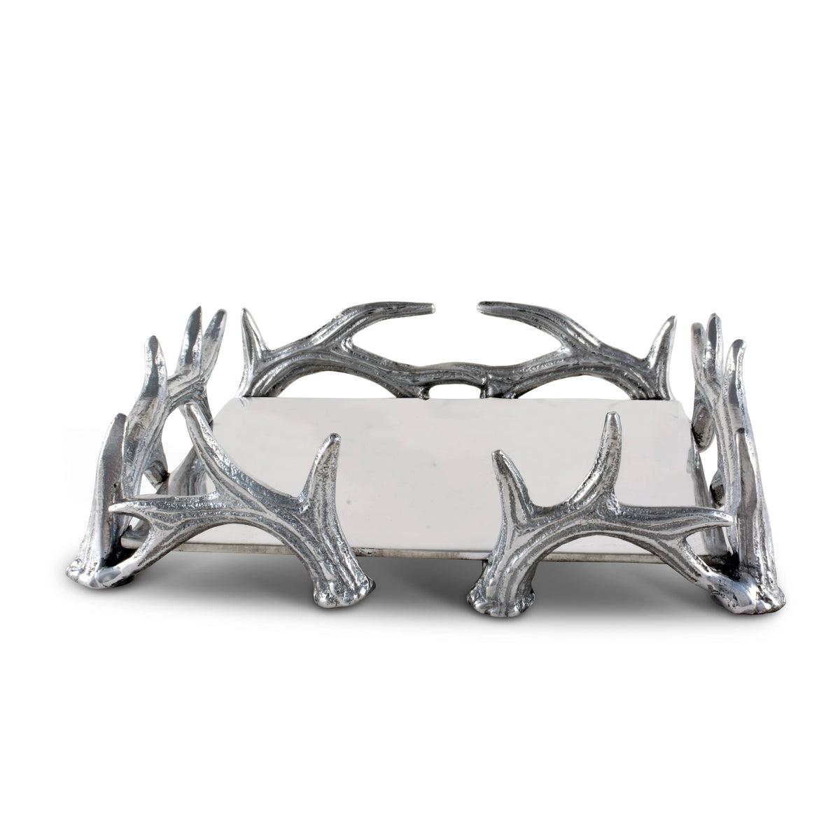 Arthur Court Antler Antler Luncheon Napkin Box