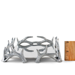 Arthur Court Antler Antler Luncheon Napkin Box