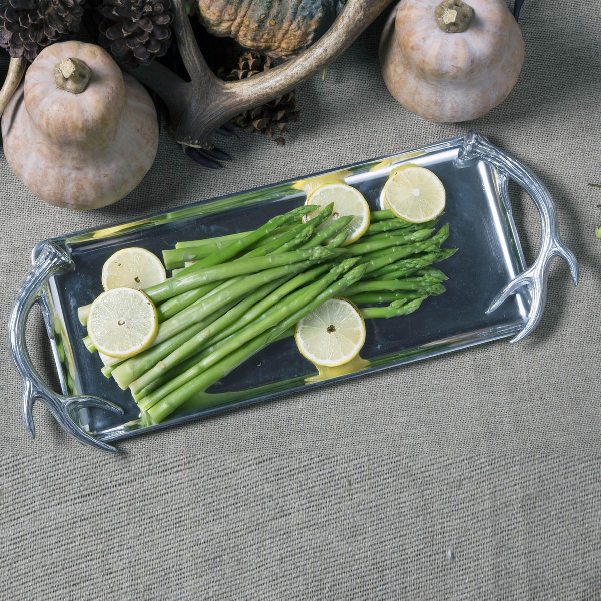 Arthur Court Antler Antler Oblong Tray