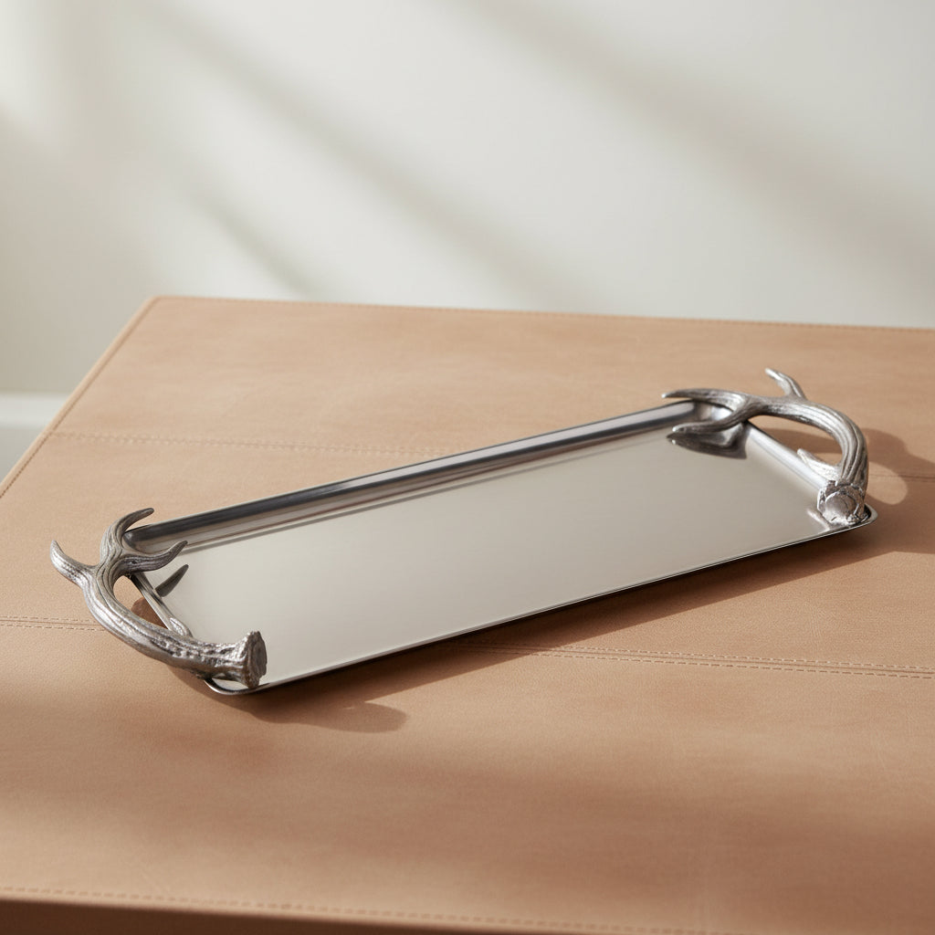 Arthur Court Antler Antler Oblong Tray