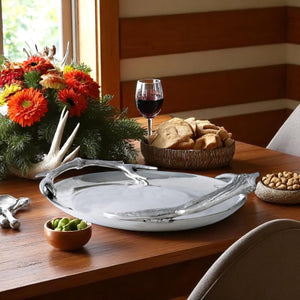 Arthur Court Antler Antler Oval Platter