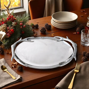 Arthur Court Antler Antler Oval Platter