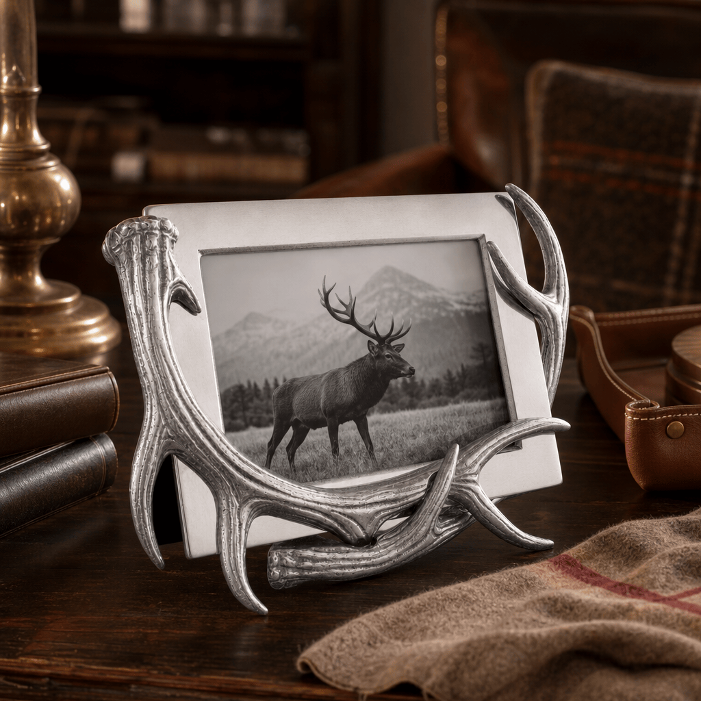 Arthur Court Antler Antler Photo Frame