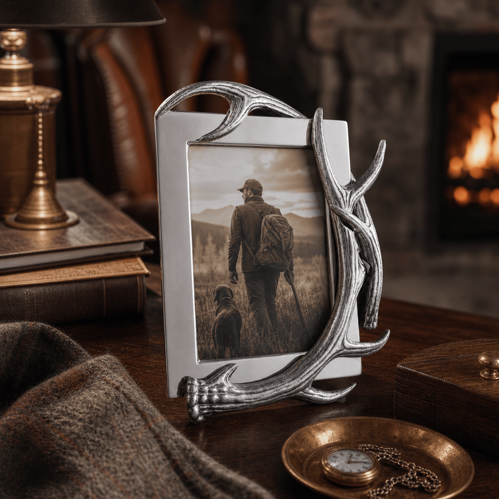 Arthur Court Antler Antler Photo Frame