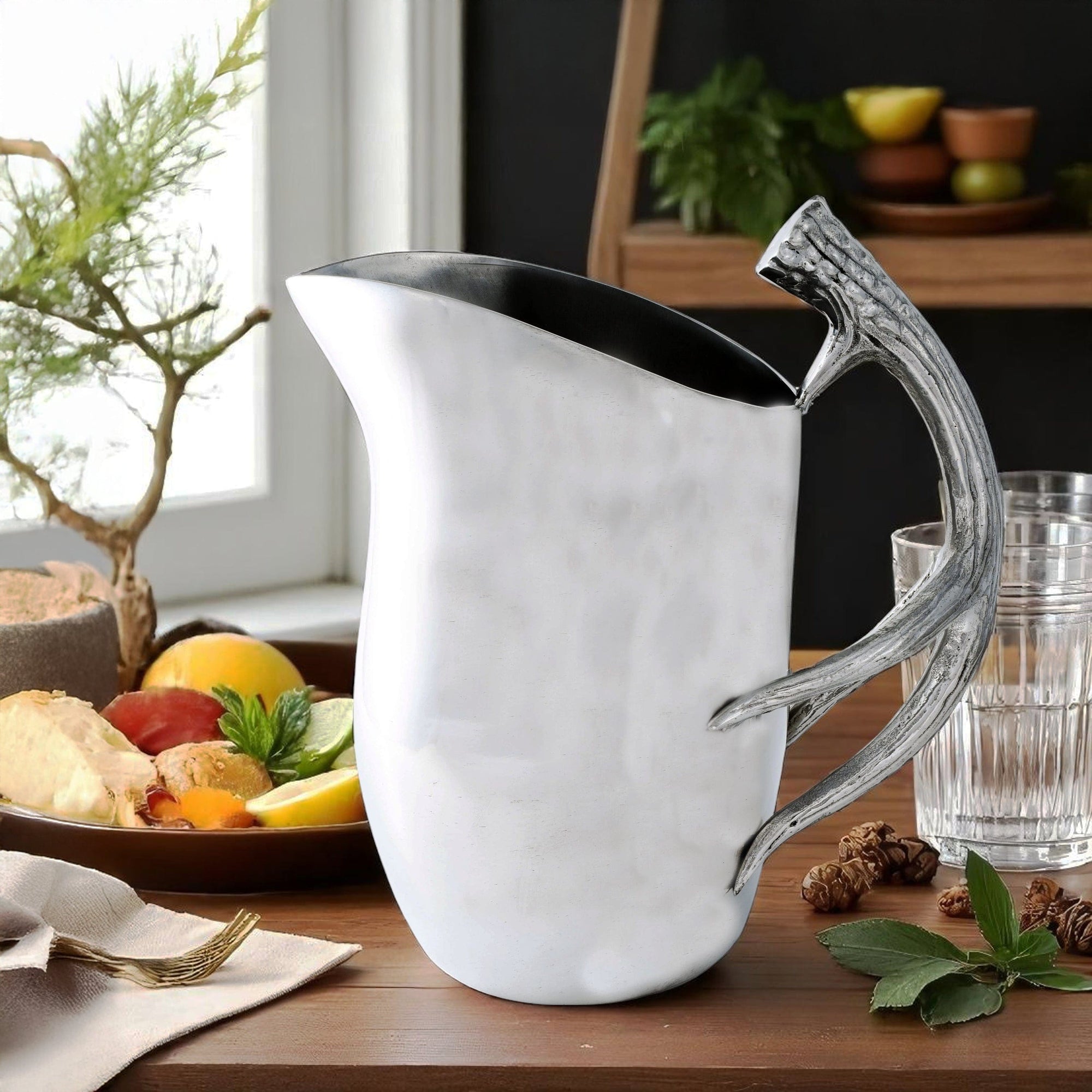 Arthur Court Antler Antler Pitcher