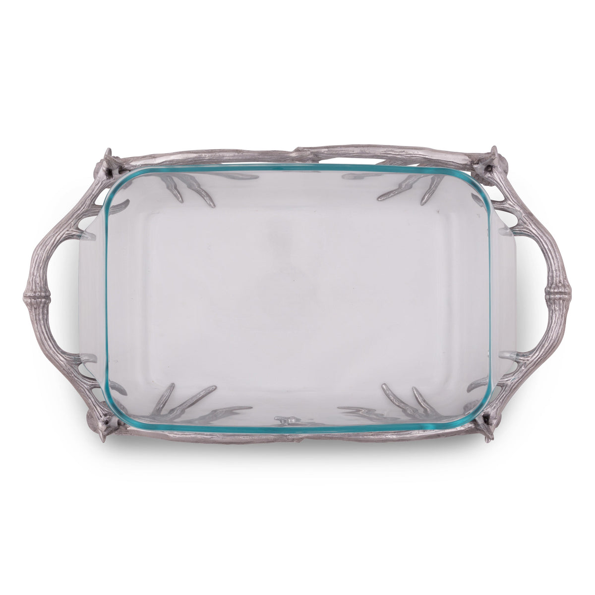 Arthur Court Antler Antler Pyrex Holder 3qt