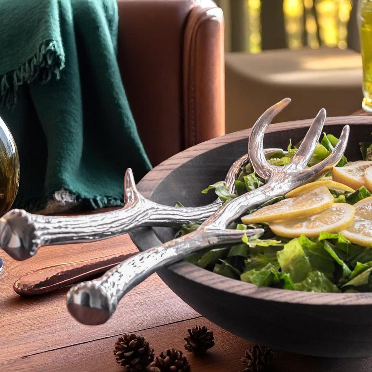 Arthur Court Antler Antler Serving Set