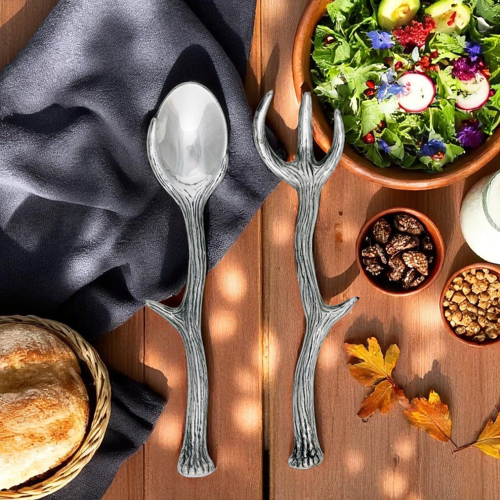 Arthur Court Antler Antler Serving Set