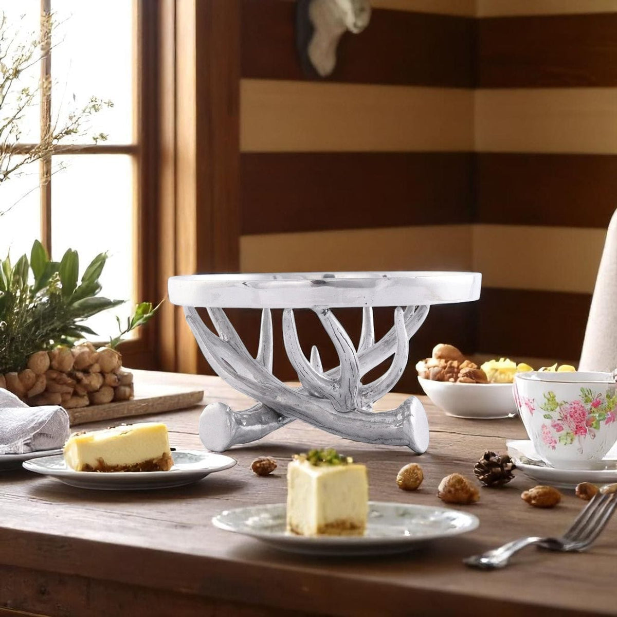 Arthur Court Antler Antler Treat / Cookie Stand