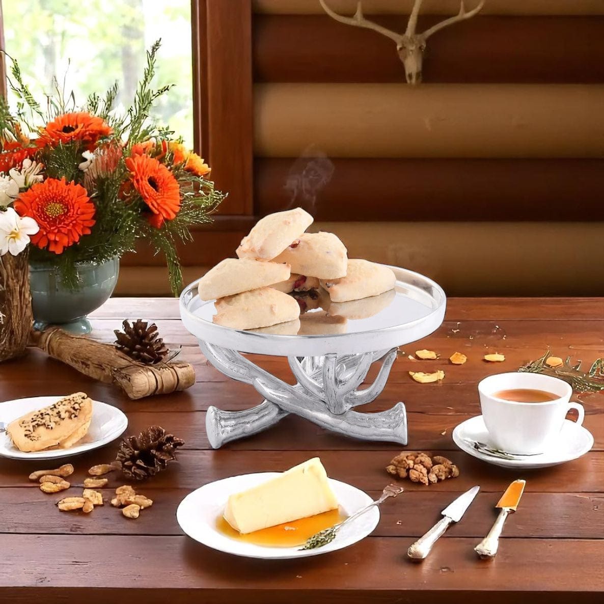 Arthur Court Antler Antler Treat / Cookie Stand