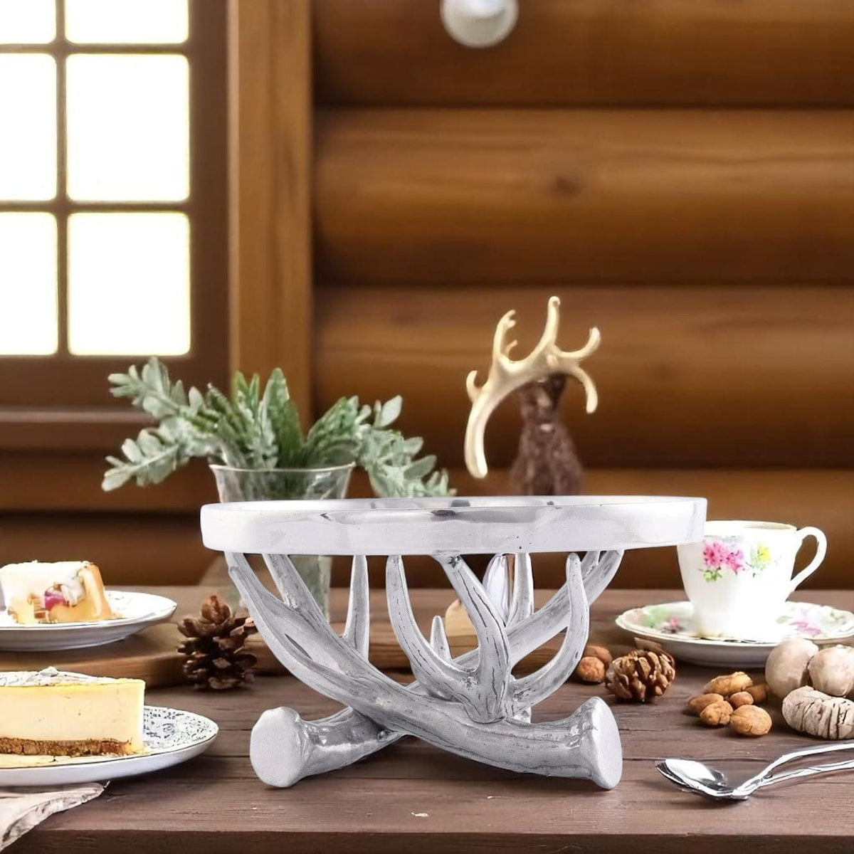 Arthur Court Antler Antler Treat / Cookie Stand