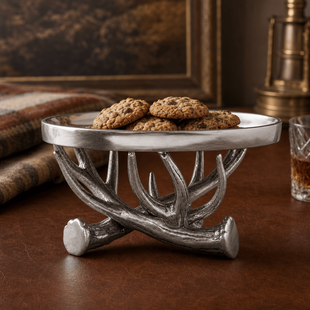 Arthur Court Antler Antler Treat / Cookie Stand