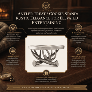 Arthur Court Antler Antler Treat / Cookie Stand
