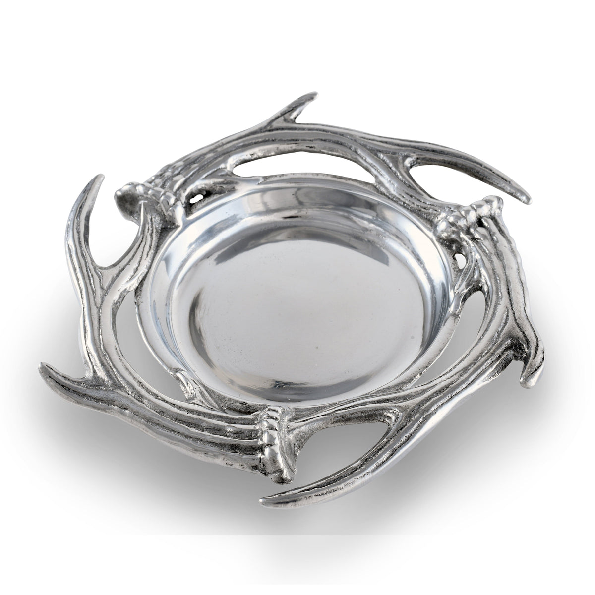 Arthur Court Antler Antler Wine Coaster