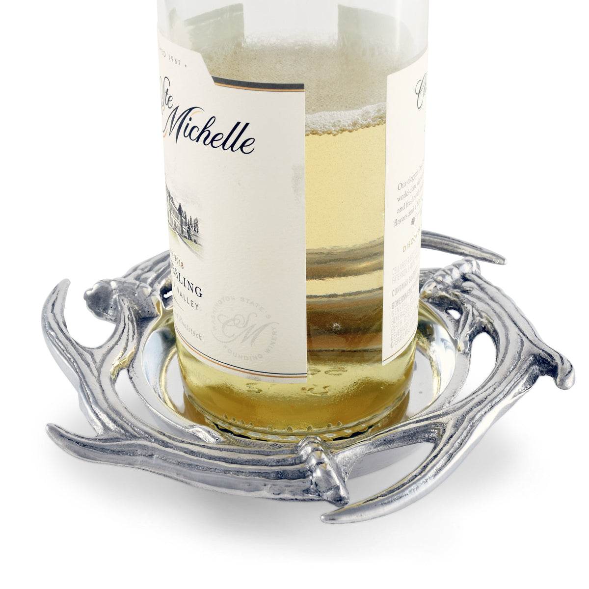 Arthur Court Antler Antler Wine Coaster