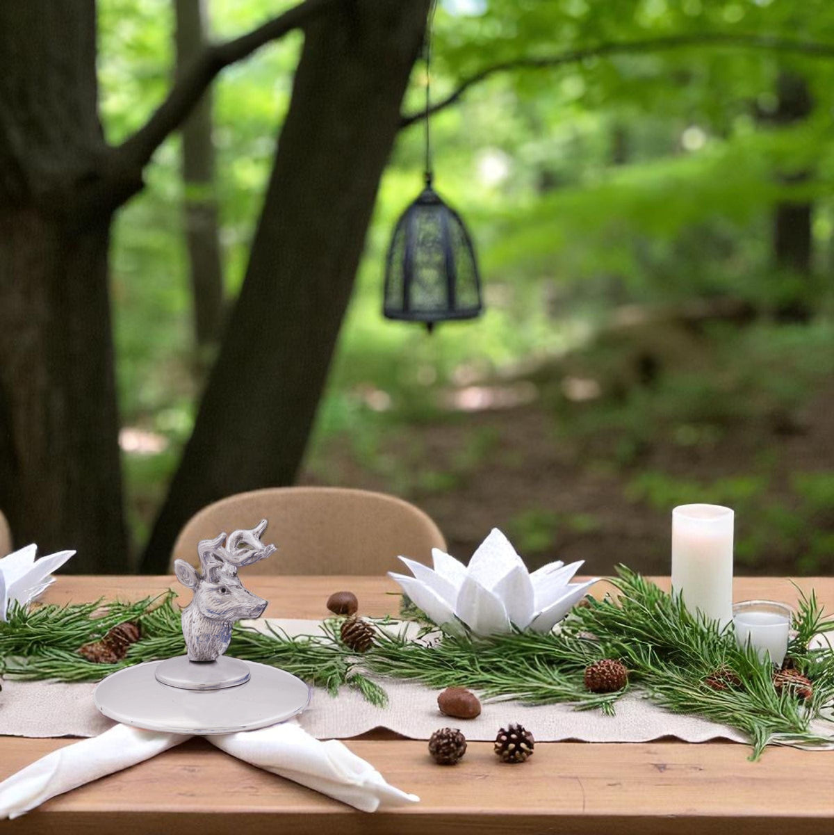 Arthur Court Antler Deer Napkin Weight