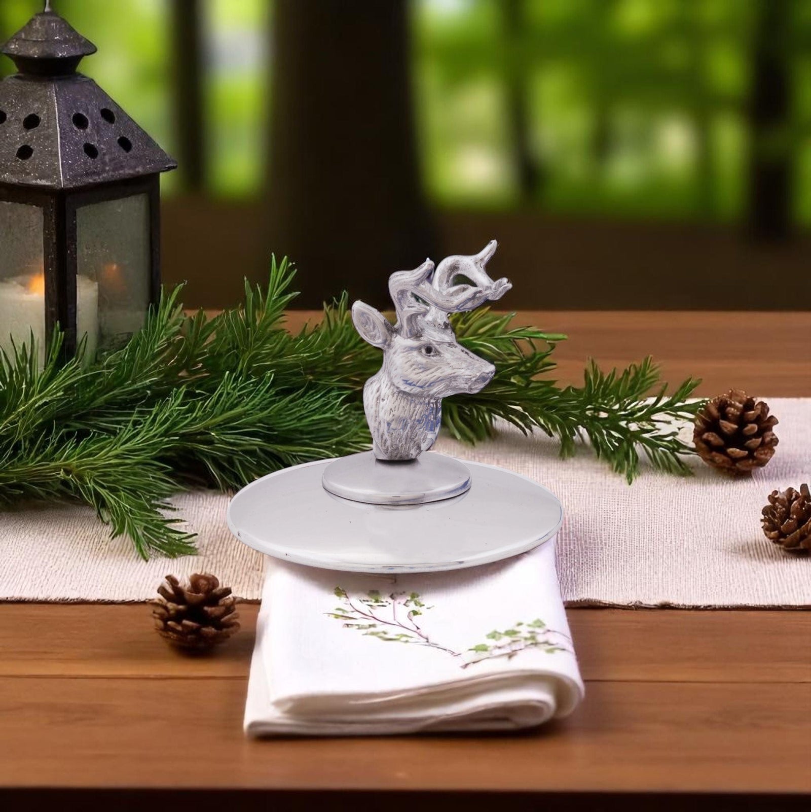 Arthur Court Antler Deer Napkin Weight