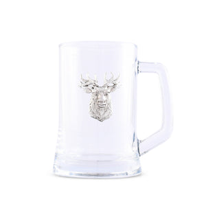 Arthur Court Antler Elk Head Beer Mugs - Set of 2