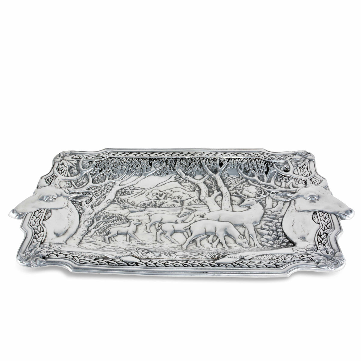 Arthur Court Antler Elk Herd Oblong Tray