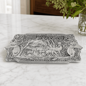 Arthur Court Antler Elk Herd Oblong Tray