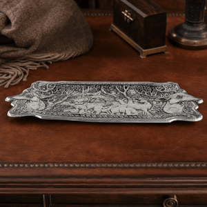 Arthur Court Antler Elk Herd Oblong Tray