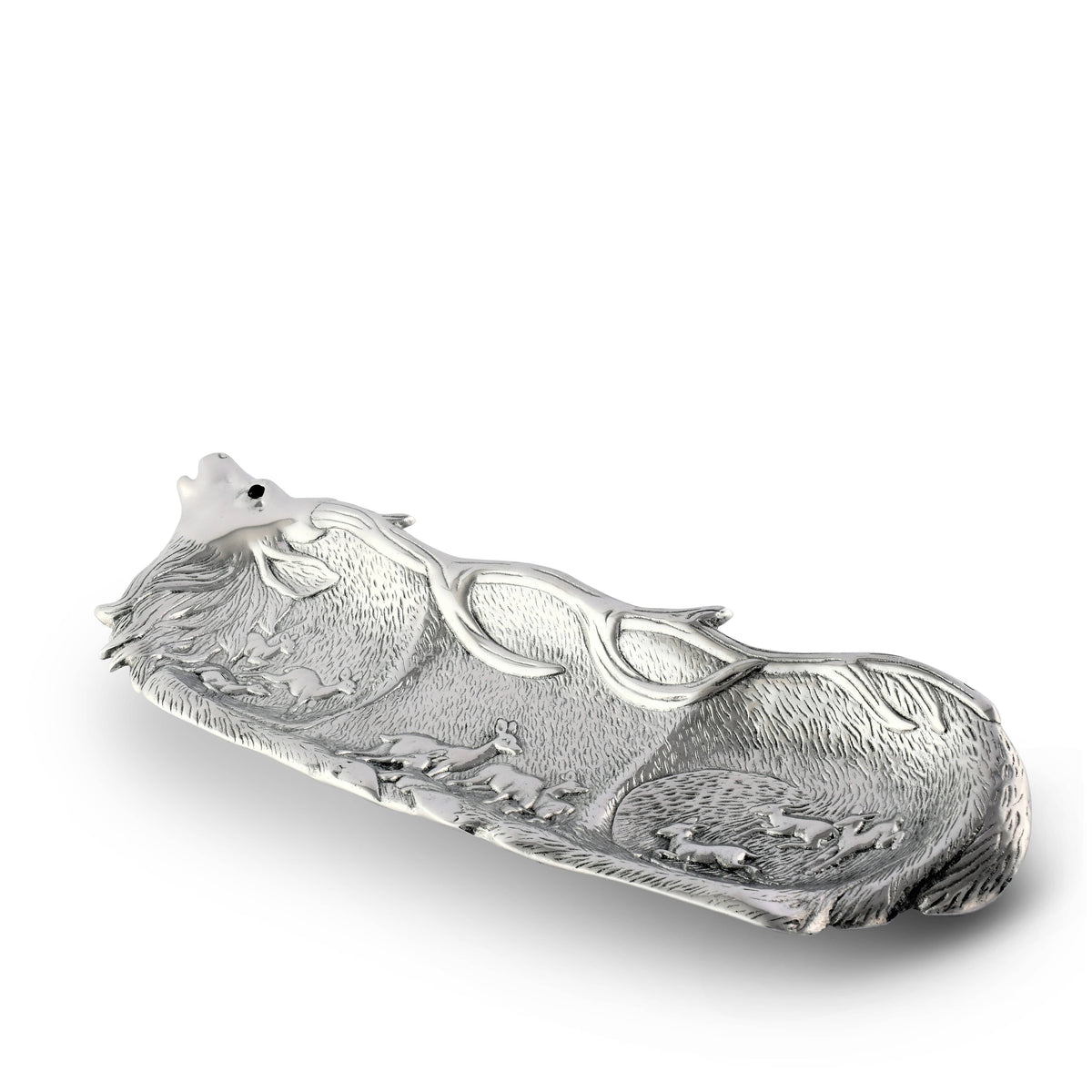 Arthur Court Antler Elk Herd Oblong Tray