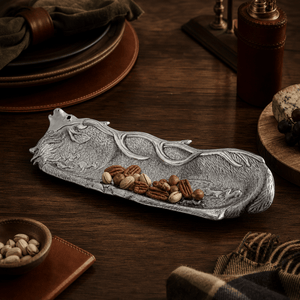 Arthur Court Antler Elk Herd Oblong Tray